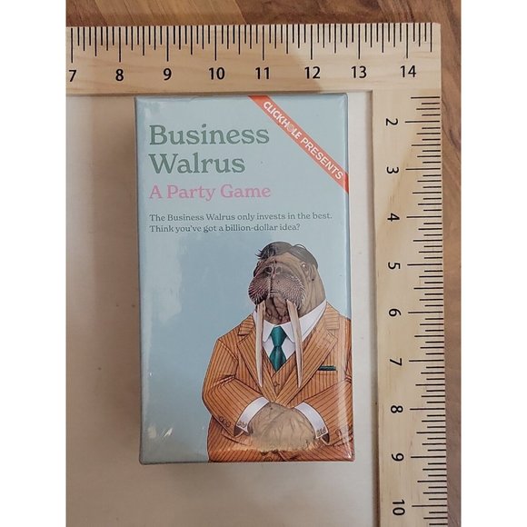 NEW Business Walrus A Party Game by ClickHole Pitch Your Product Family Friends - Picture 1 of 3